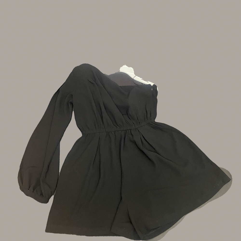 Elegant Boutique One-Sleeved Romper NWOT Medium